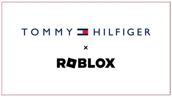 Image of Tommy Hilfiger's logo and the Roblox logo