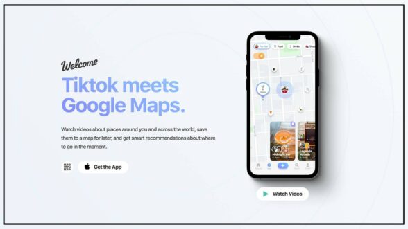 Image of the Welcome homescreen