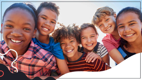 Image of a group of kids