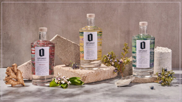 Image of bottles of Optimist Botanicals